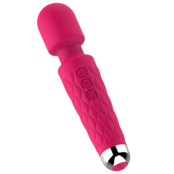 Generique Wand Av Stim 20cm - Tête 42mm Rose
